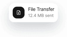 File Transfer notification